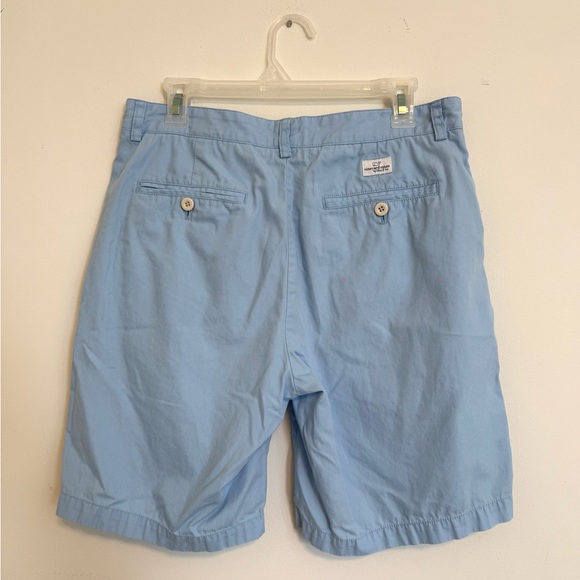 Vineyard Vines Club Shorts Men’s Size 32 Light Blue Cotton Chino Shorts - Picture 4 of 6